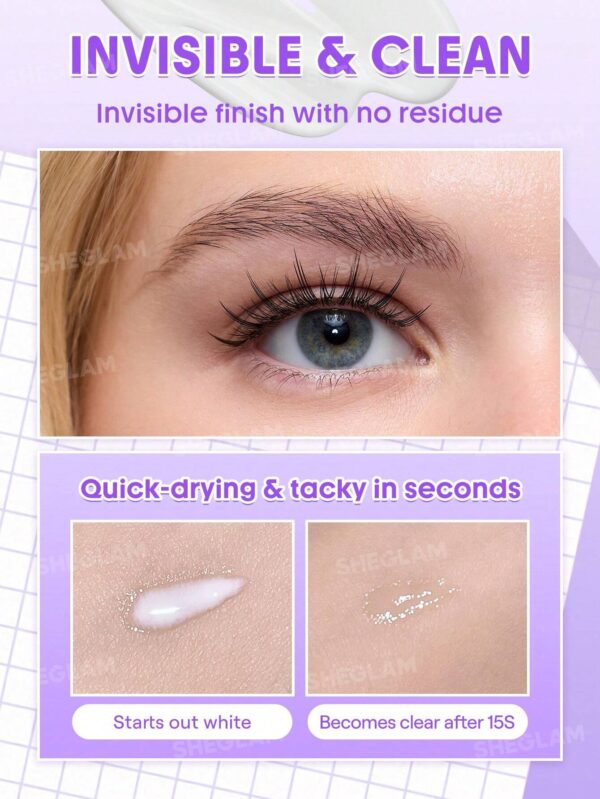 چسب مژه ضدآب شیگلم مدل Invisible Hold - Image 4