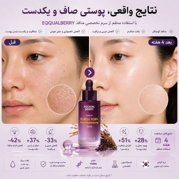 سرم جمع‌کننده منافذ PDRN اکوال بری - Image 6