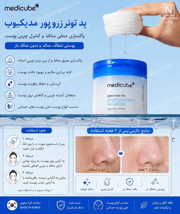 پد لایه‌بردار و جمع‌کننده منافذ مدیکیوب - Image 4