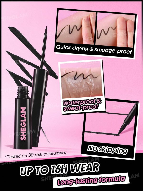 خط چشم مویی مشکی مات شیگلم Stay Inked - Image 3