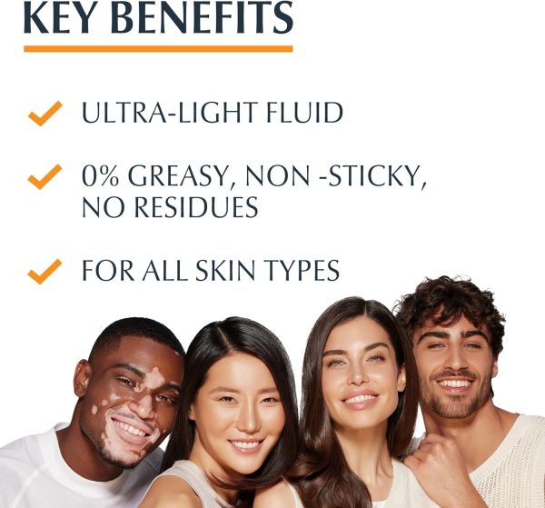 کرم فلوئید ضدآفتاب فوق‌سبک هیدرو پروتکت اوسرین SPF50+ | آبرسان با فینیش نامرئی - Image 4