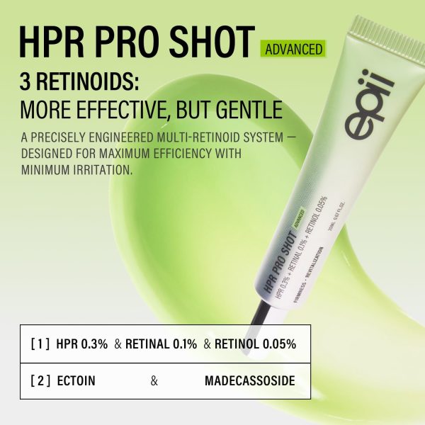 کرم رتینوئیدی قوی HPR Pro Shot اپی | جوانساز و صاف‌کننده پوست با سه نوع ویتامین A - Image 7