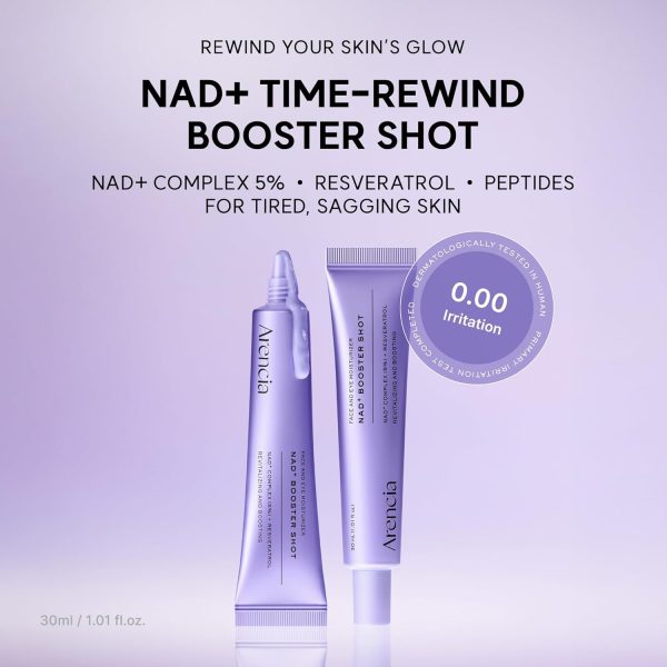 کرم صورت و دور چشم بوستر NAD+ آرنسیا | ضدچروک و جوانساز با ۵٪ NAD+ Complex - Image 5